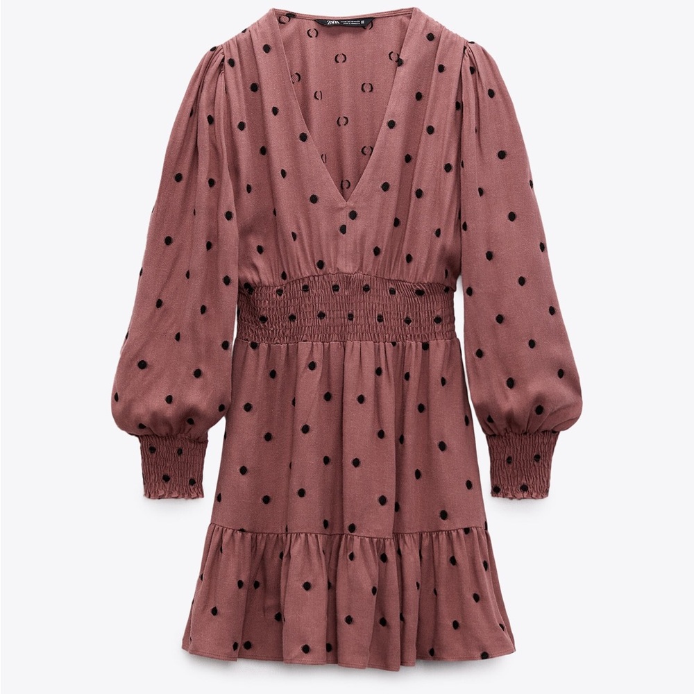 ZARA POLKA DOT DRESS BRAND NEW WITH TAGS SMALL